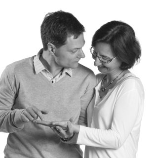 photo amoureux - portrait couple - fond de page - Studio Bilande - Philippeville